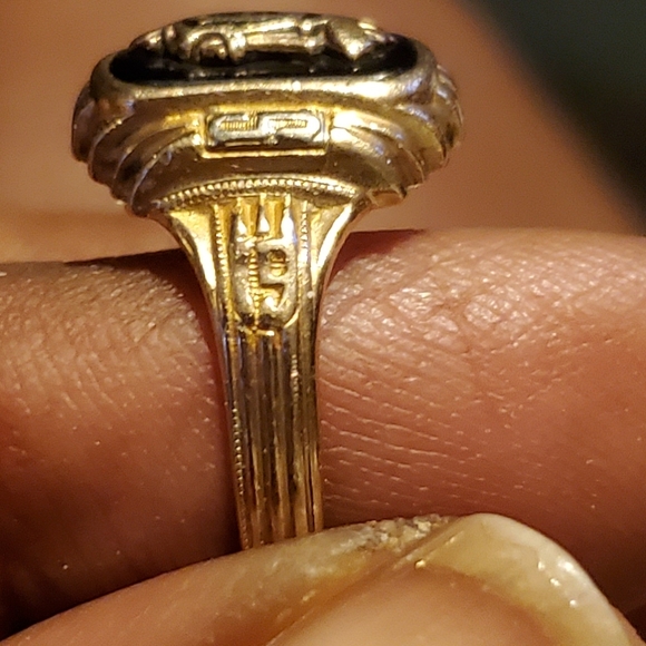 Vintage 10K Ladies Art Deco Ring - Picture 3 of 7